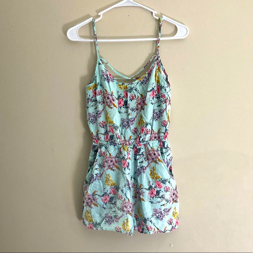 Light Blue Romper By H&M